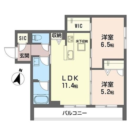 エクセレンスの物件間取画像